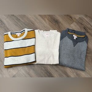 Boys Cat & Jack Sweaters, (2) Size Large, (1) Size XL